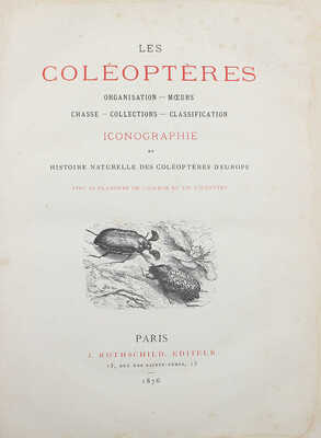 [Прославленный энтомологический музей. Иконографическое естествознание насекомых. Т. 1. Жесткокрылые].1876.